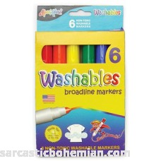 Washable Markers 6 Assorted Colors B004088R26